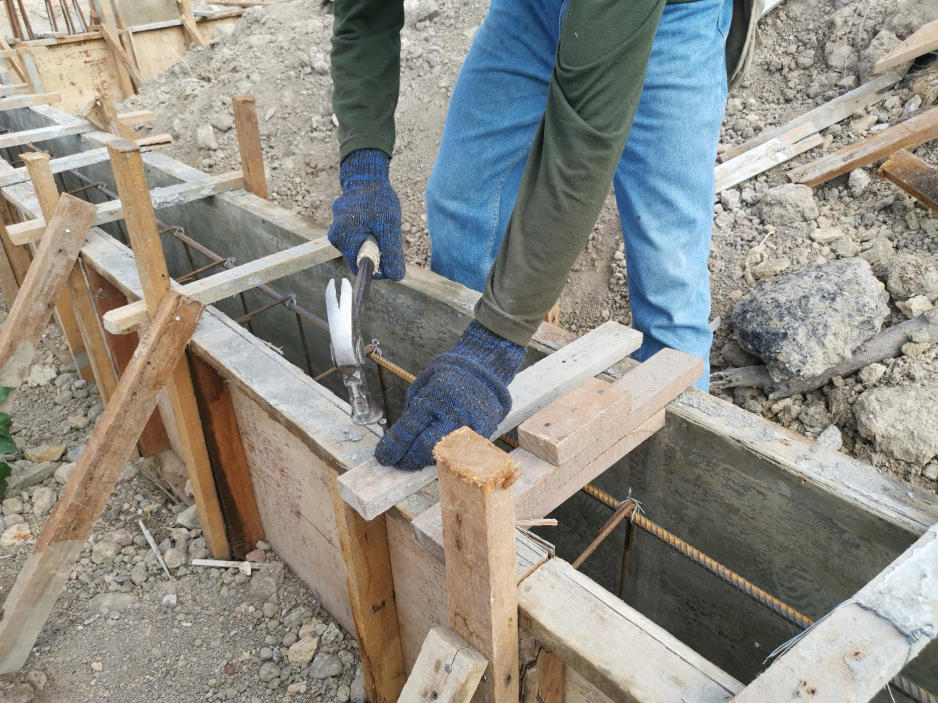preparation construction maison daglan mazet maconnerie 1
